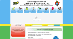 Desktop Screenshot of chenilleapapillon.ca